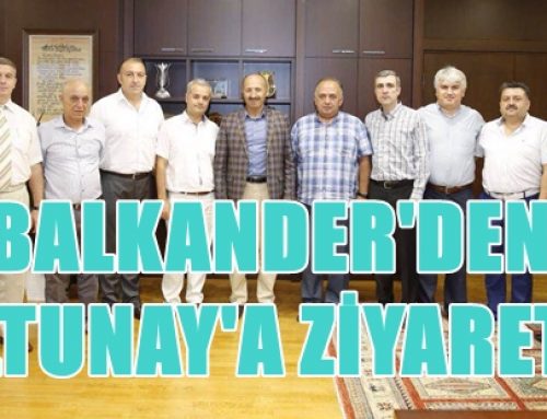 sultangaziajans.com – BALKANDER, Altunay’ı Makamında Ziyaret Etti !